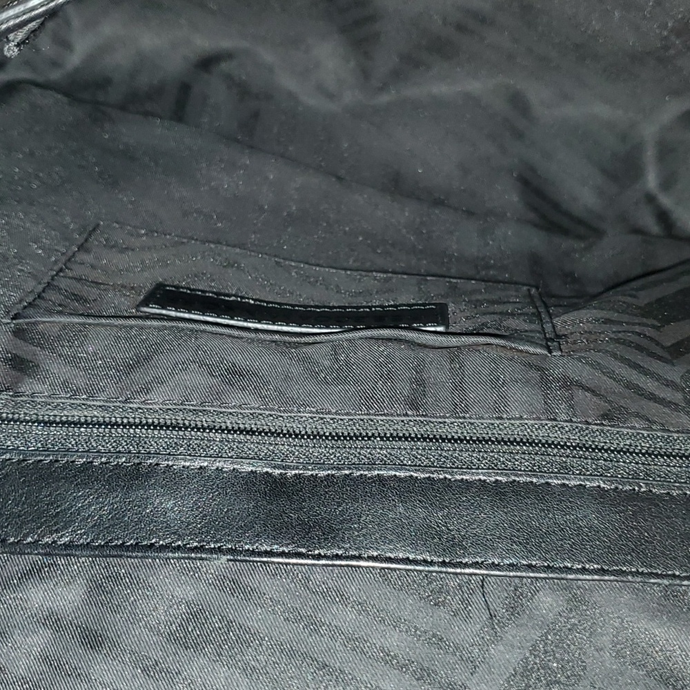 Rebecca minkoff jumbo black on black quilted crossbody bag purse - Picture 11 of 12